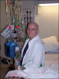 Evelyn during treatment